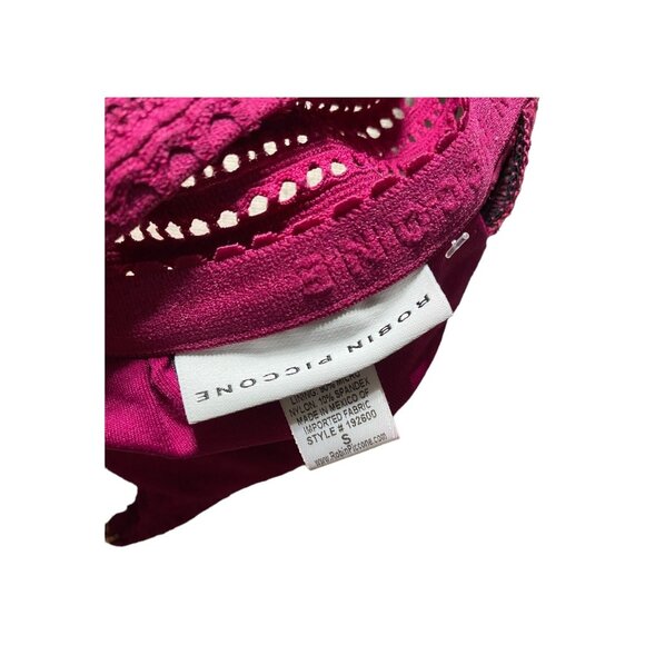 Robin Piccone Halter S Swimwear Top Cross-Back Orchid - Picture 7 of 9